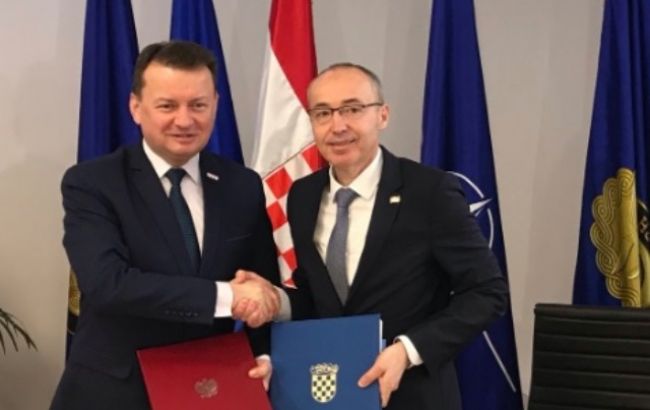 Картинка к: Польша и Хорватия подписали договор о военном сотрудничестве