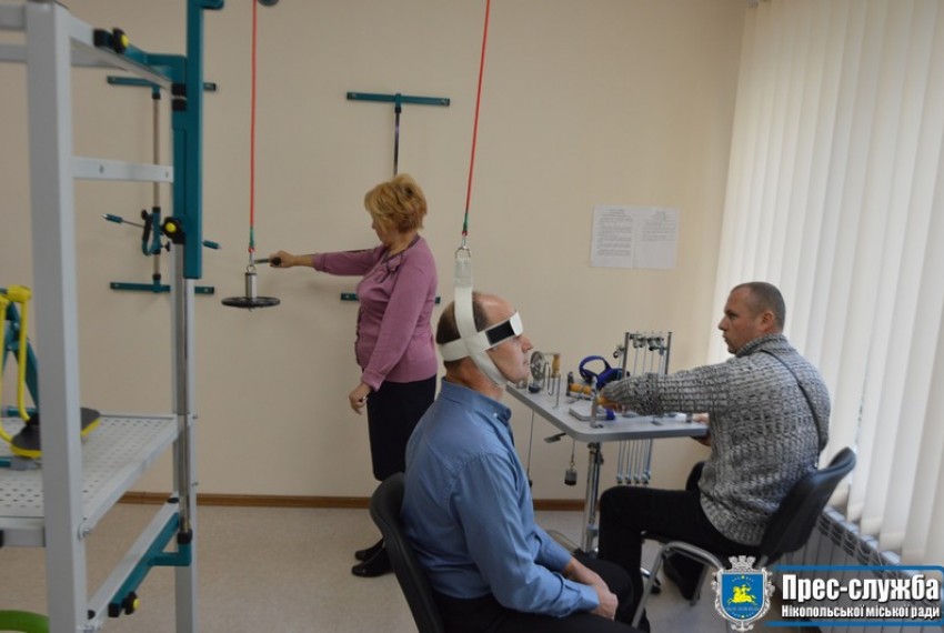 Картинка к: В Нікополі працює реабілітаційне відділення
