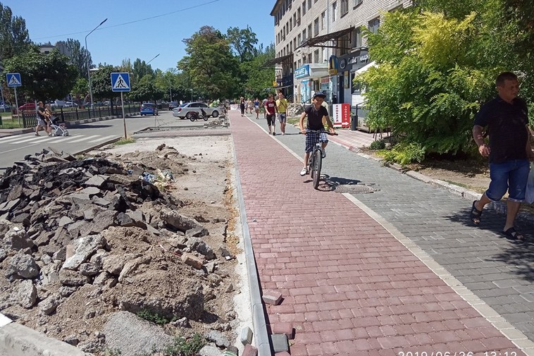 Картинка к: В Никополе оборудуют первую в истории города велодорожку