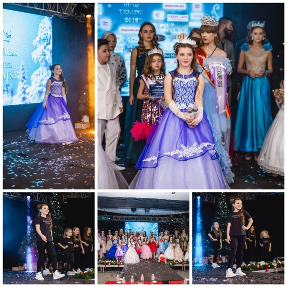 Картинка к: Юная никопольчанка стала Mini Miss BRILLIANCE Ukraine 2019