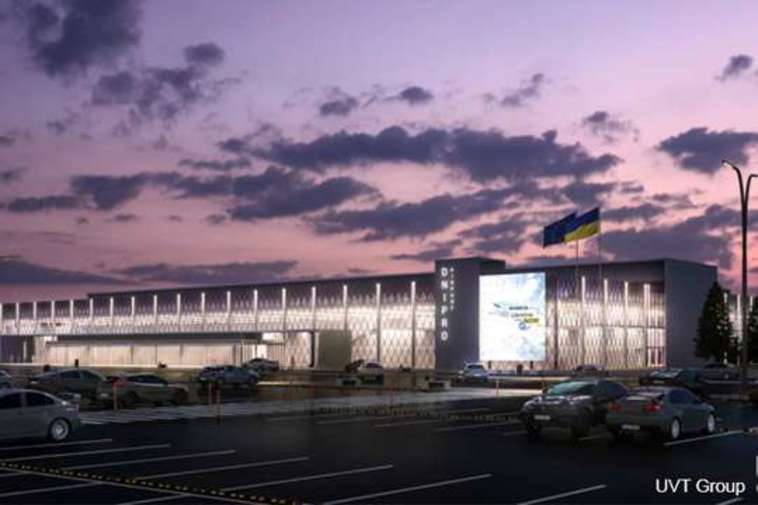 Картинка к: В сети появились фото будущего аэропорта в Днепре