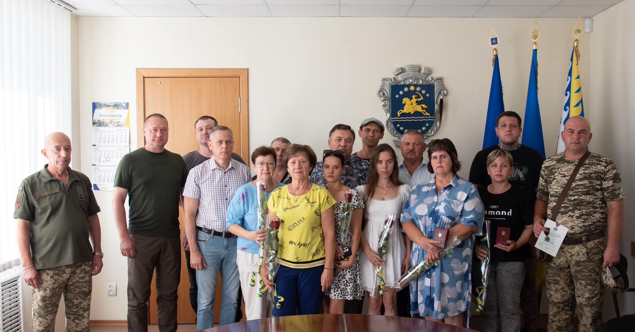 Картинка к: Захисників Нікополя відзначили державними військовими нагородами