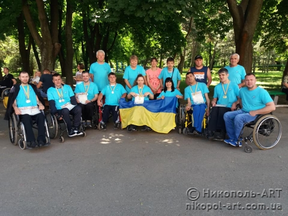 Картинка к: Нікополь взяв участь у чемпіонаті з параолімпійської гри Бочча