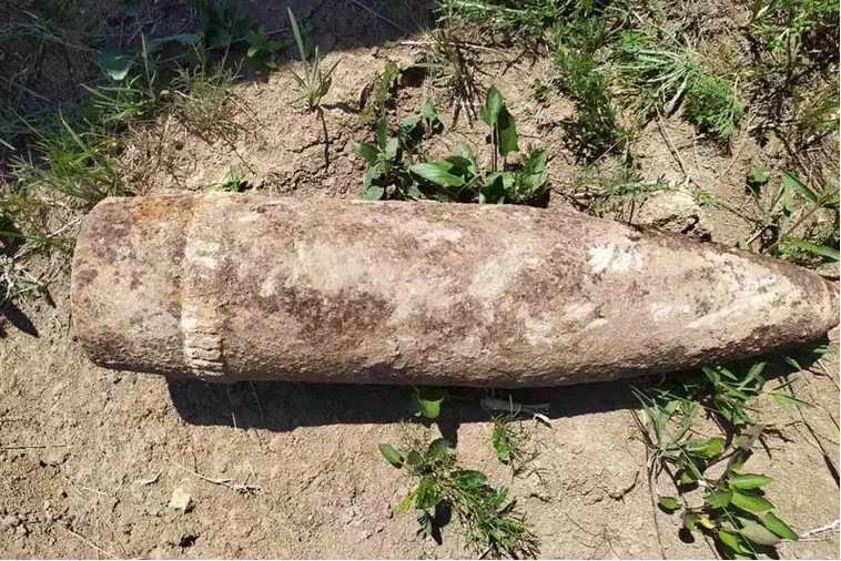 Картинка к: В Никопольском районе в лесополосе нашли снаряд