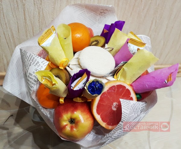 Букет фруктово-конфетно «Медовый»